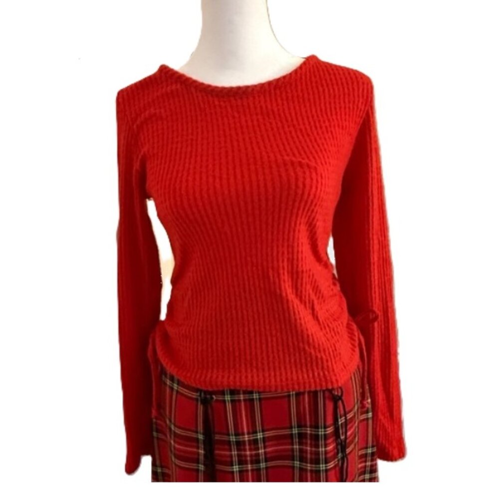 Red Knit Sweater - Picture 2 of 6